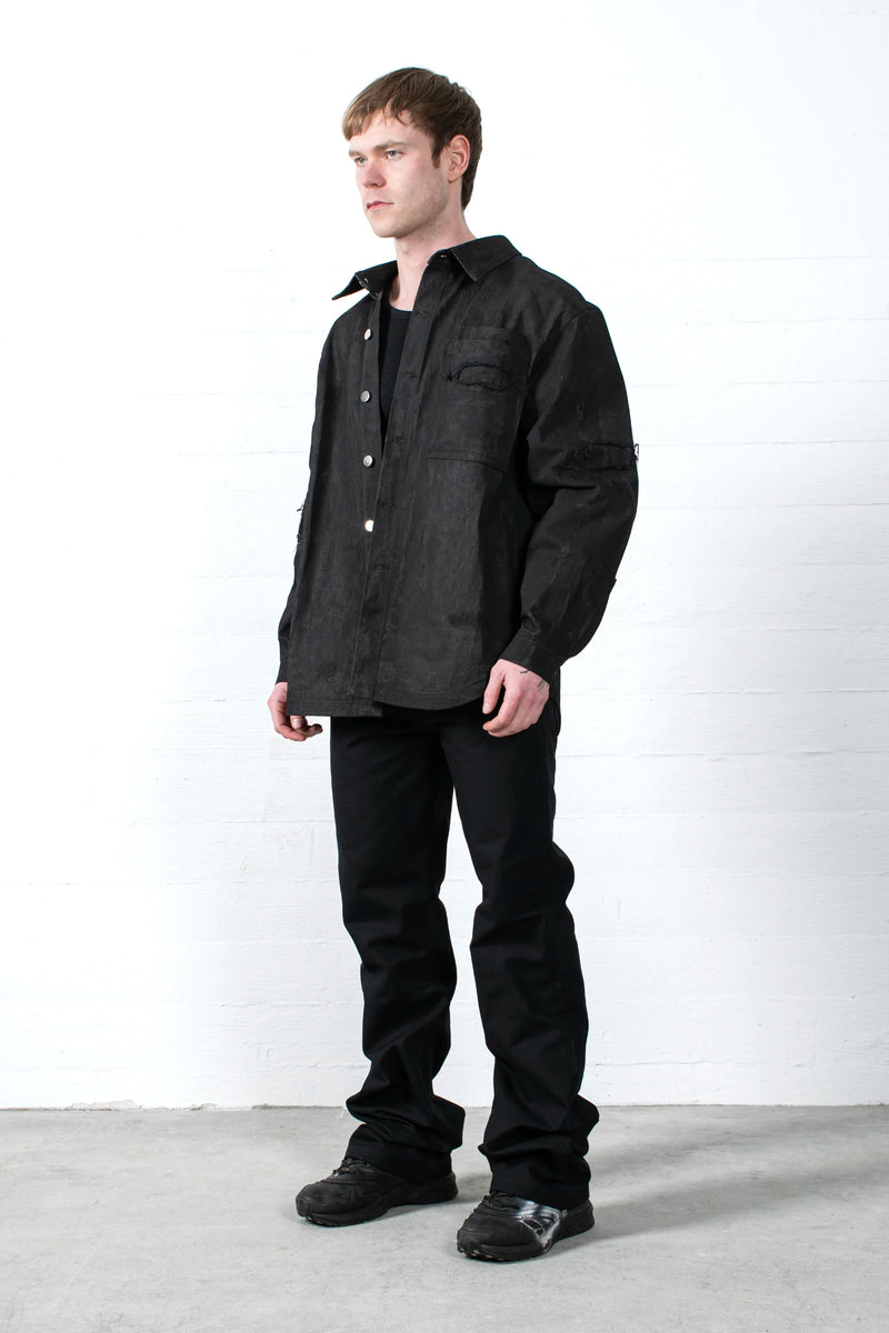 STACKED CANVAS PANTS