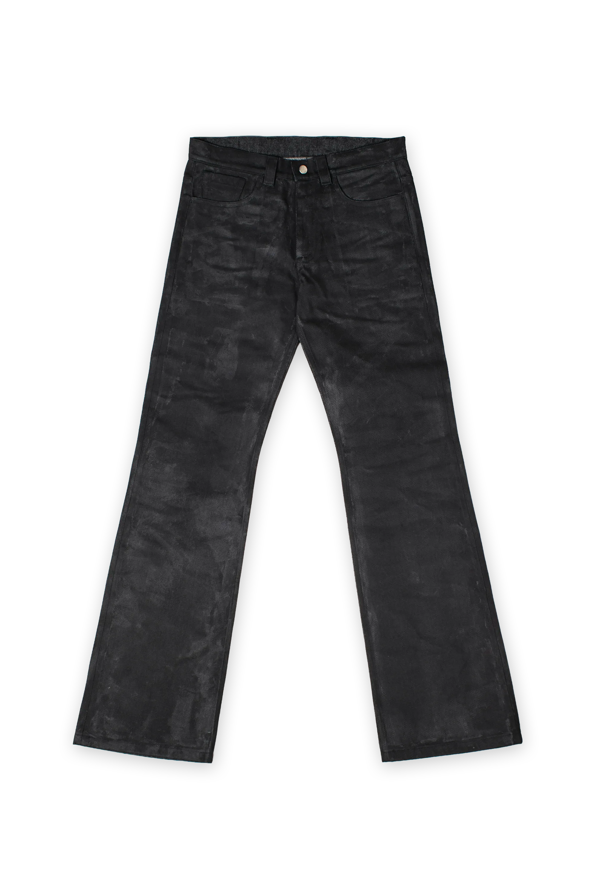 COATED STACKED JEANS