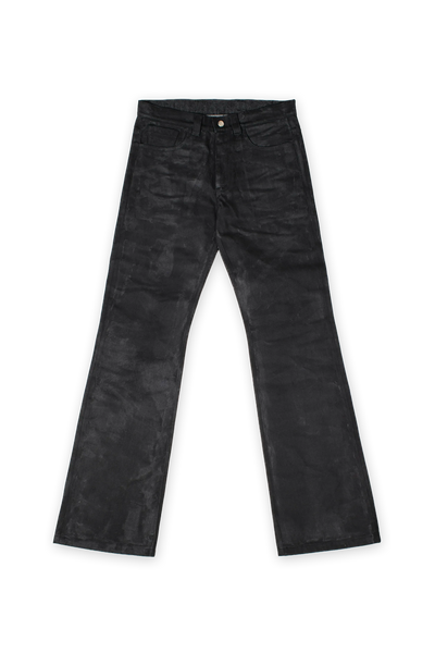COATED STACKED JEANS