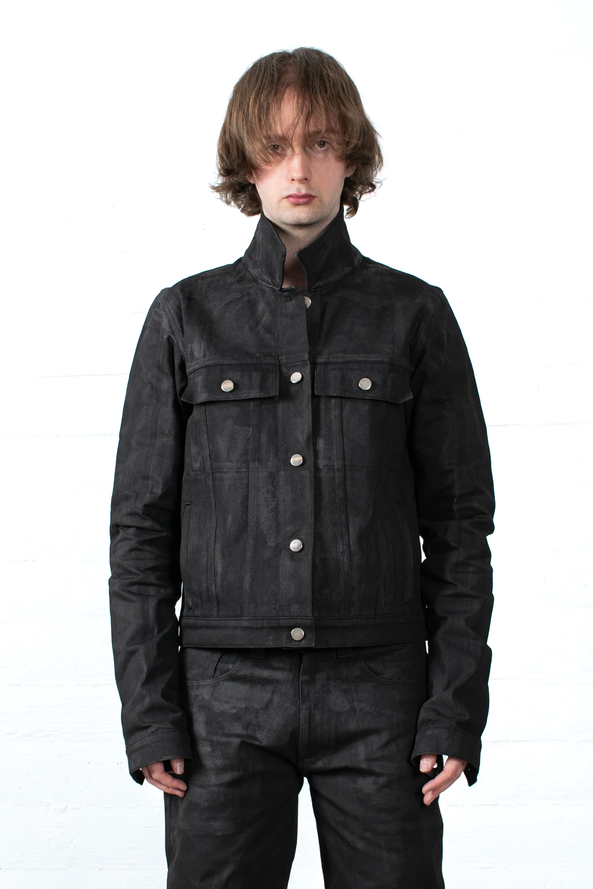 COATED TRUCKER JACKET