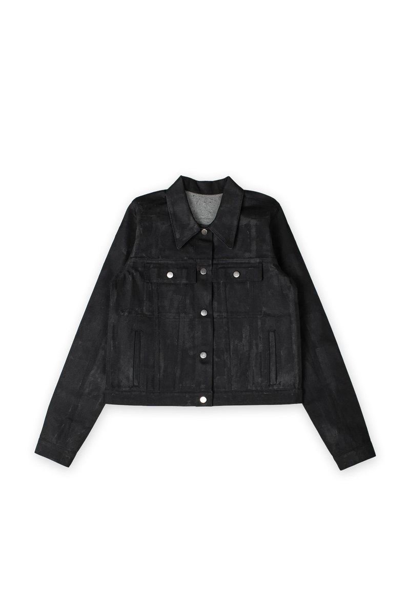 COATED TRUCKER JACKET