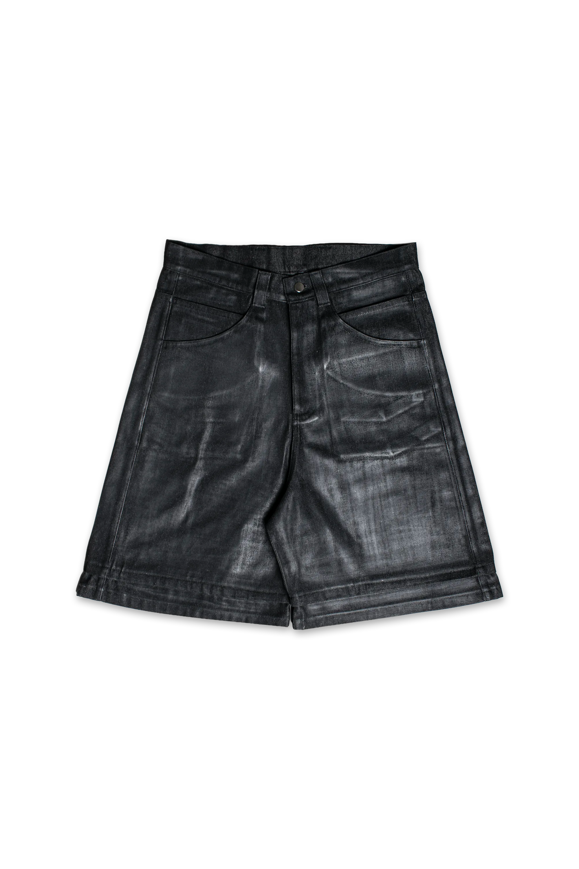 WAXED LAYERED SHORTS