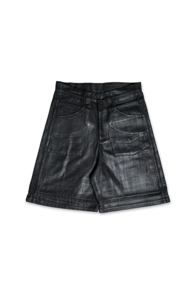 WAXED LAYERED SHORTS