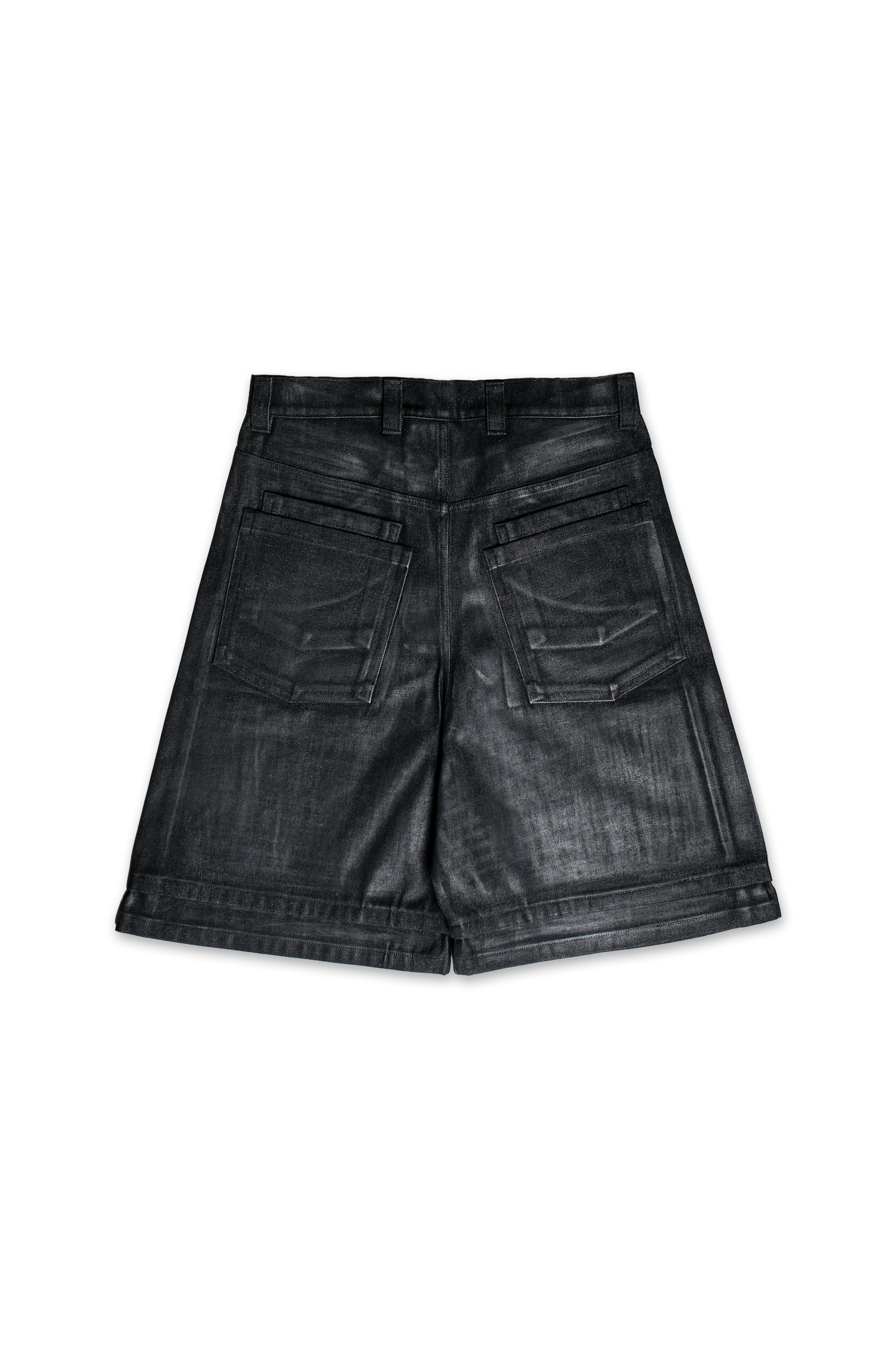 WAXED LAYERED SHORTS