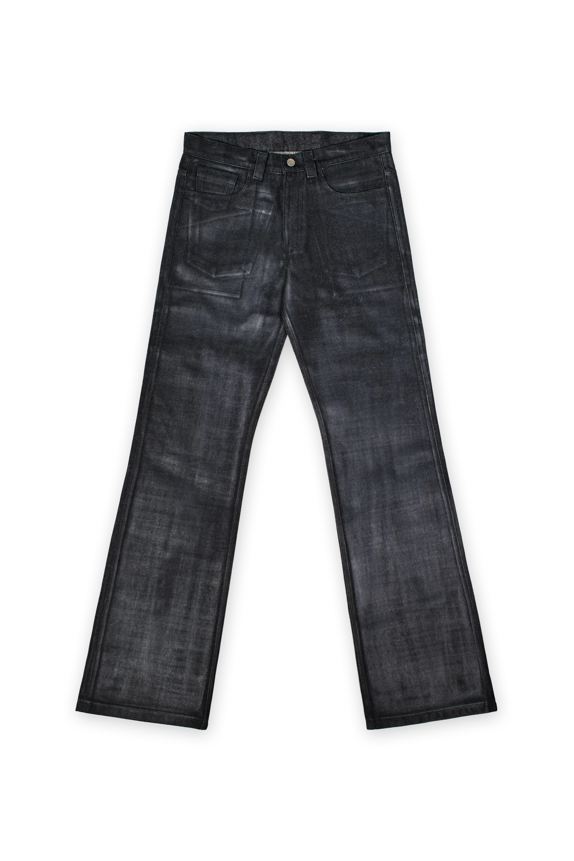 WAXED STACKED JEANS