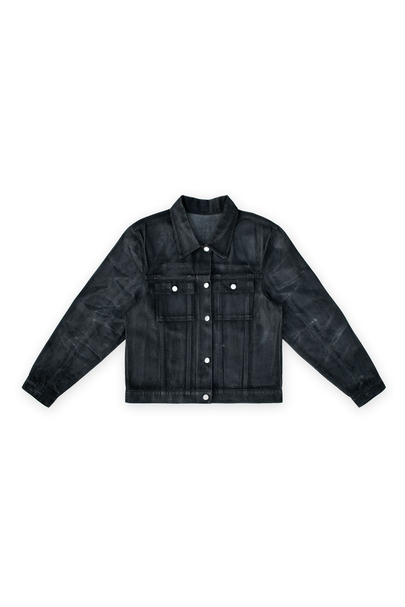 WAXED DENIM JACKET